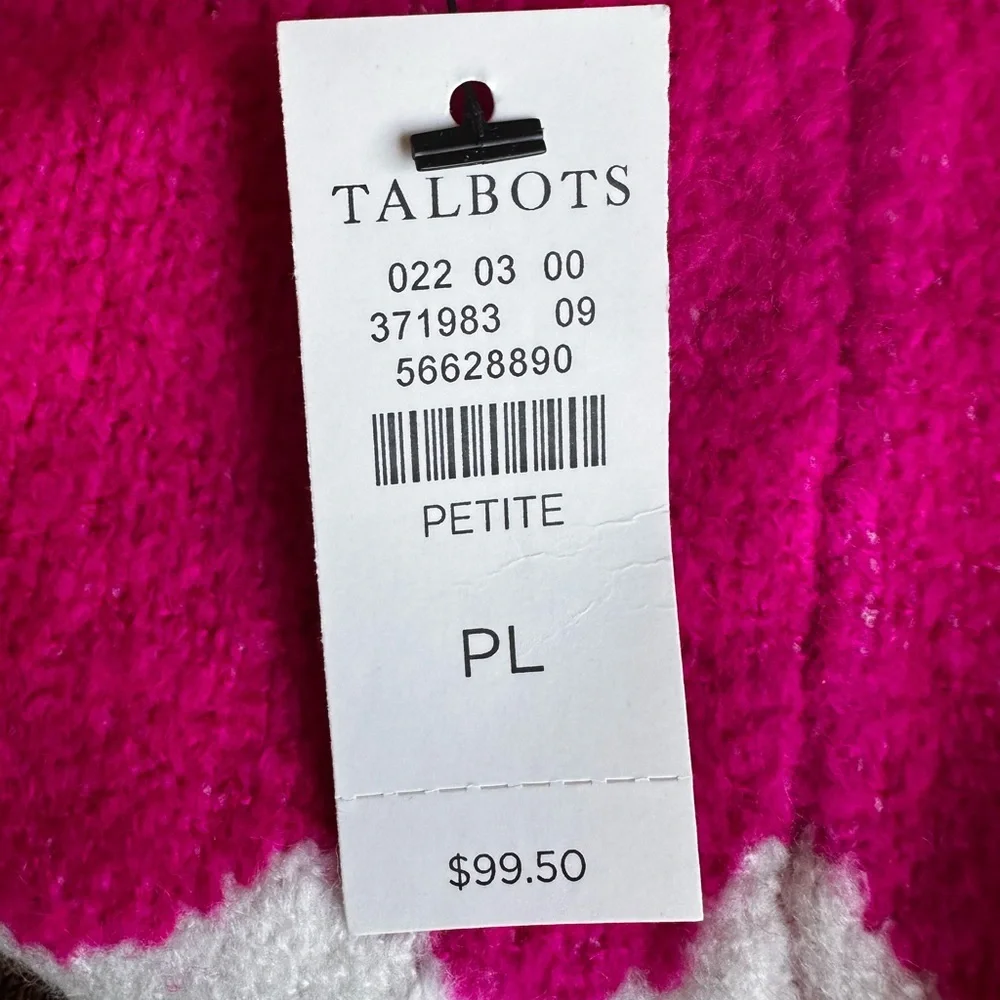 Talbots MOCKNECK SWEATER - SCALLOPED YOKE NWT - Picture 10 of 14